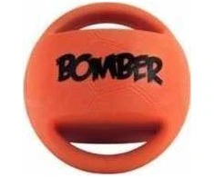 Happy Dog Durafoam Bomber Micro žaislas, 8 cm, oranžinis