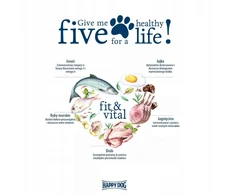 Happy Dog Fit &amp; Vital Adult Mini, sausas maistas, šunims małych ras pow.12 mies, 800g