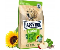 Happy Dog NaturCroq su ėriena ir ryžiais 11 kg