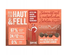 Happy Dog NaturCroq Mini lašiša&amp;ryžiai, sausas maistas, 800g