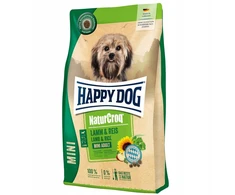 Happy Dog NaturCroq Mini su ėriena ir ryžiais, sausas maistas, 4kg