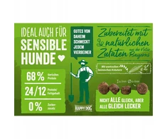 Happy Dog NaturCroq Mini su ėriena ir ryžiais sausas maistas 800g