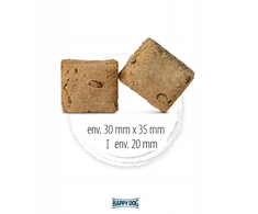Happy Dog NaturCroq Müsli formos vamzdeliai su vištiena, skanėstas vidutiniams ir dideliems šunims 500g