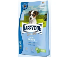 Happy Dog Sensible Mini Puppy, sausas ėdalas šuniukams nuo 4 savaičių, su ėriena ir ryžiais, 4kg
