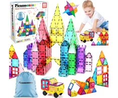 Happy Kiddo PC61 magnetinės kaladėlės 61in1 Picasso plytelės