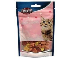 TRIXIE Valentino dienos sausainiai širdelės su katžole, 50 g (pak.6)