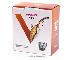 Hario Dripper V60 SUIREN - Juodas-Baltas