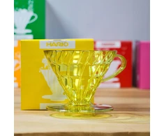 Hario Plastikinis lašintuvas V60-02 Saulėgrąžų geltona