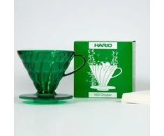Hario Plastikowy drip V60-02 Bamboo Žalias - Žalias