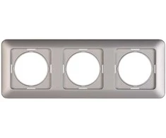 Trivietis rėmelis VILMA SL250, metalo spalvos