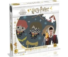 Dėlionė Harry Potter Haris Poteris – galvosūkiai su 500 elementų dekoratyvinėje dėžutėje (Kalėdos Hogvartse)
