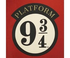 Harry Potter Hario Poterio virtuvinio rankšluosčio platforma 9 3/4