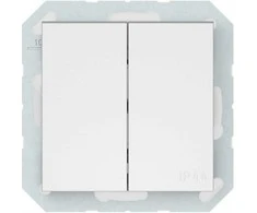 Jungiklis VILMA QR1000, 2 klav., mat. baltos spalvos, IP44