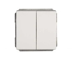 Perjungiklis VILMA STANDARD ST 150, 2 klavišų, be rėmelio, baltas