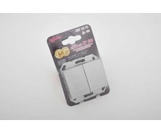 Jungiklis VILMA XP 500 be rėmelio, 2 klavišų, metalo spalvos