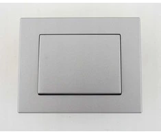 Jungiklis VILMA XP 500 be rėmelio, 1 klavišo, metalo spalvos