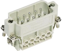 Harting Sraigtinė jungtis (įdėklas) (0,75-2,5 mm2) 10+PE kištukinė 250V 16A Han A 09200102612