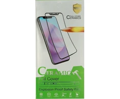 iLike Topt Apsauginis stiklas HARD CERAMIC skirtas Apple iPhone 7 / 8 / SE 2020 / SE 2022 Juodas