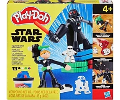 Hasbro PLAY DOH STAR WARS CASTRY Luke ir Darth Vader rinkinys vaikams +4