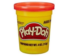 Play-Doh Hasbro Žaiskite Doh Single Tube ant padėklo, raudona