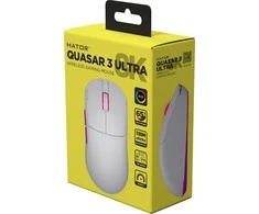 Pelė Hator Quasar 3 ULTRA 8K HTM771 balta