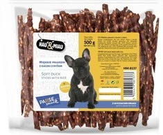 Hau&amp;Mau Hau&amp;Miau minkšti antienos pagaliukai su ryžiais 500g