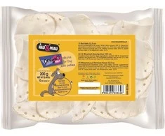 Hau&amp;Miau Baltas BATAS, VIDUTINIS, 12,5 cm, 10 vnt./pak., 20 pak./dėžutė