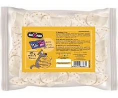 Hau&amp;Miau Baltas BATAS, MAŽAS, 7,5 cm, 50 vnt./pak., 10 vnt./dėžutė