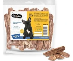 Hau&amp;Mau Hau&amp;Miau minkštos menkės ir antienos juostelės 500g