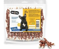 Hau&amp;Mau Hau&amp;Miau balti pagaliukai, padengti jautienos pasta 500g