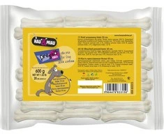 Hau&amp;Miau Baltas 10cm, 20pc / op, 600g / op, 20pc / kartono dėžutė