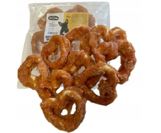 Hau&amp;Miau Pausesnack przysmak šuniui, serca ze skóry owiniete vištiena, 7-8cm, 500g