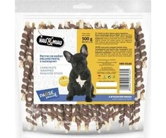 Hau&amp;Mau Hau&amp;Miau balti pagaliukai, padengti ėrienos pasta 500g