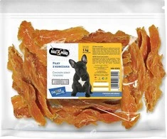 Hau&amp;Miau Pauzės užkandžiai šunims, vištienos filė 1kg