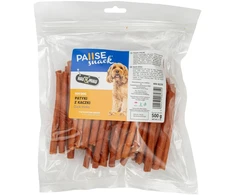 Hau&amp;Miau Užkandis, skanėstas šuniui, ančių lazdeles, 500g (HM-8235)