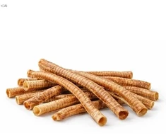 Hau&amp;Miau Užkandis, skanėstas šunims, žąsų trachėja, 200g (HM-8248)