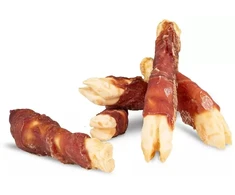 Hau&amp;Miau Puzzo Snack, skanėstas šunims, avienos kanopos apvyniotos antiena, 1kg