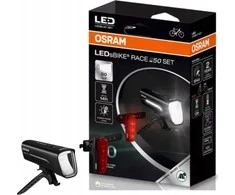 Dviračių žibintų rinkinys Osram LED, plastikas, juoda