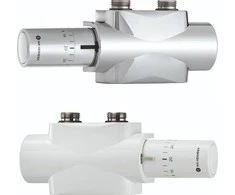 Imi Heimeier Multilux 4 rad. piesl. komp. DN15 + termogalva HALO, balts