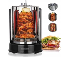 HEINRICH"S HDG 8687 Grilis Electric Juodas 1400 W