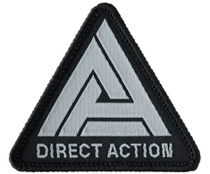 Helikon-Tex Direct Action logotipo antsiuvas – juodas