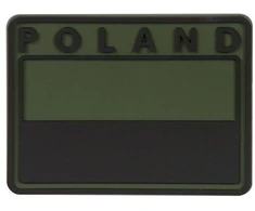 Helikon-Tex Emblemat FLAGA PL Gaszona POLAND - Olive Žalias