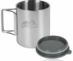 Helikon Thermal mug with lid 250 ml Sidabrinis, Juodas