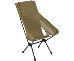 Helinox Chair One Highback (RE) 4 kojų kempingo kėdė, juoda, gelsvai ruda/šviesiai ruda