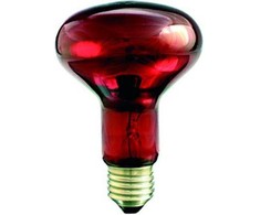 Helios Infraraudonųjų spindulių radiatorius E27 75W 80mm R- 80 ruby - terarium (PRO-1466)