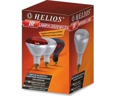 Helios infraraudonųjų spindulių šildytuvas - skaidrus R125 E40 375W 230V kietas stiklas PRO-2715
