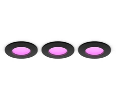 Philips Hue Slim Downlight LED Einbauleuchte 3er Pack juodas
