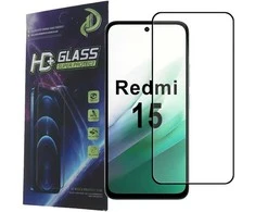 Telforceone Tempered glass 9D for Xiaomi Redmi 15 4G / 5G 171mm