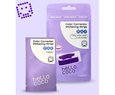 Hello Coco HELLO COCO Whitening Strips Paski wybielające su PAP - violetinė 14 vnt.