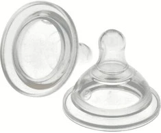 Hello Kitty - silikoninis antgalis 0 m + buteliukas (2 vnt.)